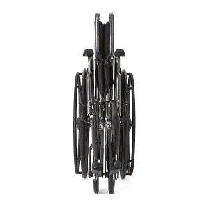 Medline K3 Basic Lightweight Wheelchairs - K3 Basic Lightweight Wheelchair with Removable Desk-Length Arms and Elevating Leg Rests, 300 lb. Weight Capacity, 18" Width - MDS806650E