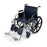 Medline Extra-Wide Wheelchairs - Excel Wheelchair with Removable Desk-Length Arms and Elevating Footrests, 20"W - MDS806750