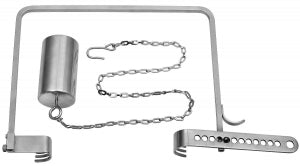 Medline Charnley Retractors and Accessories - Charnley Retractor, Long Blade Only, 1" x 1" - MDS8162010
