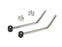 Medline Wheelchair Rear Anti-Tip Devices - Rear Anti-Tip Device for Shuttle Extra-Wide Wheelchair - MDS85189SH