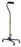Medline Aluminum Quad Canes - Aluminum Quad Cane, Large Base, Bronze - MDS86228BRZ