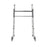 Medline Folding Paddle Walkers with 5" Wheels - Adult Folding Paddle Walker, 5" Wheels - MDS86410P5