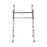Medline Folding Paddle Walkers with 5" Wheels - Adult Folding Paddle Walker - MDS86410P