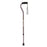 Medline Offset Handle Fashion Canes - Offset Cane, Grey with Army Retired Logo - MDS86420AR