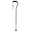 Medline Offset Handle Fashion Canes - Offset Cane, Blue Camo, Aluminum - MDS86420CAMO