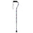 Medline Offset Handle Fashion Canes - Offset Cane, Triangles, Aluminum - MDS86420TRI