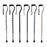Medline Offset Handle Fashion Canes Variety Pack - Offset Cane, Variety Pack - MDS86420V6PKA