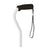 Medline Offset Handle Fashion Canes - Offset Cane, White with Army Logo, Army Stars - MDS86420WA
