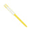 Medline Tamper Resistant Self-Adhesive Closure ID Bands - Tamper-Resistant Self-Adhesive Adult Closure ID Band with Vinyl Insert, Sterile, Yellow - MDS8646M