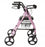Medline Rollators with 8" Wheels - Rollators with 8" Wheels Walker Pink, Breast Cancer Awareness - MDS86825BC