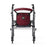 Medline Walker and Rollator Bags - Rollator Front Bag, Burgundy - MDS86835SPR