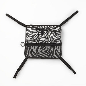 Medline Posh Pink Zebra Rollator Parts & Accessories - Posh Rollator Accessory, Zebra-Striped Front Pouch / Bag - MDS86835SP