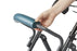 Medline Basic Steel Rollators - Steel Rollator with 6" Wheels and Microban-Treated Touch Points and Seat, Teal, Knockdown - MDS86850ESAB