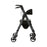 Medline Momentum Rollators - Momentum Rollator with Height-Adjustable Seat and Handles, Grey - MDS86870G