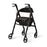 Medline Momentum Rollators - Momentum Rollator with Height-Adjustable Seat and Handles, Grey - MDS86870G