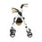 Medline Momentum Rollators - Momentum Rollator with Height-Adjustable Seat and Handles, White - MDS86870W