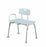Medline Knockdown Transfer Bench with Microban - Knockdown Transfer Bench with Back and Microban Treatment - MDS86960KDMB