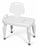 Medline Composite Transfer Benches - Composite Transfer Bench with Back and Arms - MDS86960R