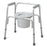 Medline Aluminum Bedside Commode - Aluminum Bedside Commode, 16" - 20" Height Adjustable, 300 lb. Capacity - MDS89664A