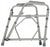 Medline Folding Steel Commode - Folding Steel Bedside Commode - MDS89664FR