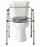 Medline Folding Steel Commode - Folding Steel Bedside Commode - MDS89664FR