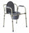 Medline Folding Steel Commode - Folding Steel Bedside Commode - MDS89664FR
