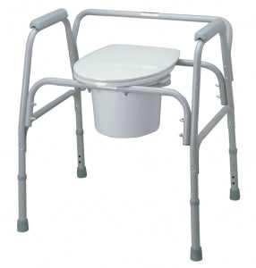 Medline Bariatric Commode Seat & Lid - Bariatric Commode Seat and Lid Set for MDS89664XW - MDS89664SLXW