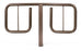 Medline Bariatric Head / Foot Section Rails - Bariatric Half Bed Rail for MDR107004 - MDS89697BAR