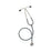 Medline Elite Neonatal Stainless Steel Stethoscope - Elite Neonatal Stainless Steel Stethoscope, Gray - MDS92150