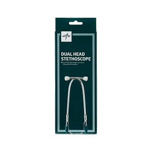Medline Dual-Head Stethoscopes - Dual-Head Stethoscope, Hunter Green - MDS926207