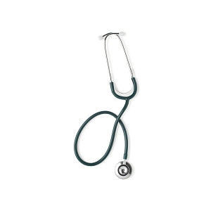 Medline Dual-Head Stethoscopes - Dual-Head Stethoscope, Hunter Green - MDS926207
