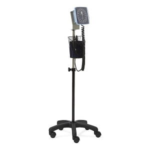 Medline Mobile Aneroid Blood Pressure Monitor - Mobile Aneroid Sphygmomanometer with Adult Cuff - MDS9407
