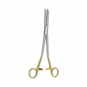 Medline Zeppelin Straight Hysterectomy Clamps - 8.25" (21 cm) Zeppelin Straight Clamp with Offset Handle - MDS9931821