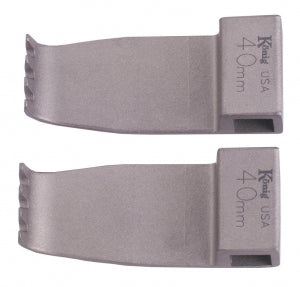 Medline Konig Lumbar Narrow Muscle Blades - BLADE, MUSCLE, NARROW, TITANIUM, 2X8CM, PR - MDS9944308