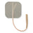 Compass Health Reusable Electrodes - Square Tan Cloth Electrodes, 1.5" x 1.5" - E1F1515TC2
