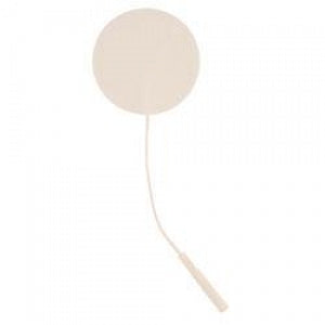 Compass Health Brands Tens Unit Electrodes - Foam Electrode, Round, 2" Dia., White, 4/Bag - EF2000WF2