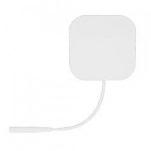 Compass Health Brands Tens Unit Electrodes - Foam Electrode, Square, 2" x 2", White, 4/Bag - EF2020WF2