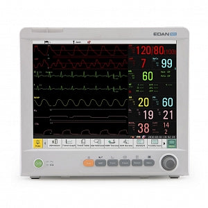Edan Instruments, Inc Edan iM80 Patient Monitors - iM80 Touchscreen Patient Vitals Monitor with ECG, Blood Pressure, Temperature, Printer - IM80.S.P.T