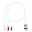 Medline Disposable ECG Leadwires - LEADWIRE, DISP, 3-LEAD, PINCH, PHIL TPIN - MDSLWP304