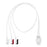 Medline Disposable ECG Leadwires - LEADWIRE, DISP, 3-LEAD, PINCH, DRAGER / SI - MDSLWP305