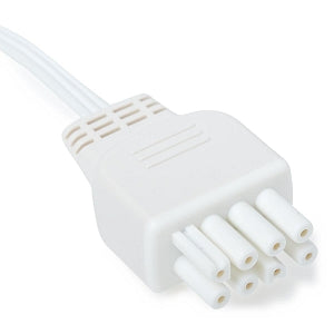 Medline Disposable ECG Leadwires - LEADWIRE, DISP, 3-LEAD, PINCH, NIHON KOH - MDSLWP306