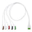 Medline Disposable ECG Leadwires - LEADWIRE, DISP, 5-LEAD, PINCH, STANDARD - MDSLWP501
