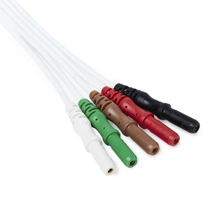 Medline Disposable ECG Leadwires - LEADWIRE, DISP, 5-LEAD, PINCH, DIN - MDSLWP507