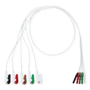 Medline Disposable ECG Leadwires - LEADWIRE, DISP, 5-LEAD, PINCH, DIN - MDSLWP507