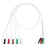 Medline Disposable ECG Leadwires - LEADWIRE, DISP, 5-LEAD, PINCH, DIN - MDSLWP507