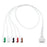 Medline Disposable ECG Leadwires - LEADWIRE, DISP, 5-LEAD, PINCH, GE MULTI - MDSLWP509