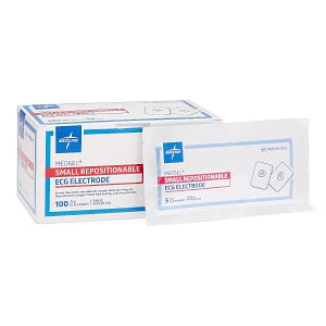 Medline Pediatric MedGel Repositionable Electrodes - ECG Pediatric Repositionable Electrode - MDSM611200