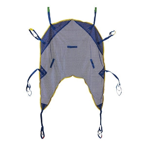 Medline Reusable U-Shaped Patient Slings - Reusable U-Shaped Patient Sling with Head Support, Mesh, 400 lb., Size L - MDSMHS3
