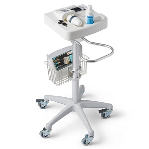 Medline BioCon 900 Ultrasonic Bladder Scanner with Printer - Mobile stand with basket for BioCon 900 Bladder Scanner - MDSMRC900