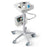 Medline BioCon 900 Ultrasonic Bladder Scanner with Printer - Mobile stand with basket for BioCon 900 Bladder Scanner - MDSMRC900